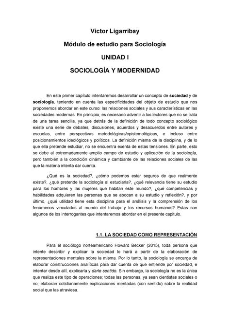 Modulo Soc Apuntes Victor Ligarribay M Dulo De Estudio Para