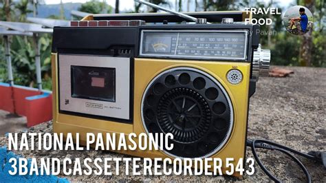 National Panasonic Radio Cassette Recorder 543 Restoration Antique Restoration Made In Japan