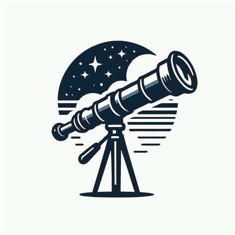 Premium Vector Telescope Logo Vector