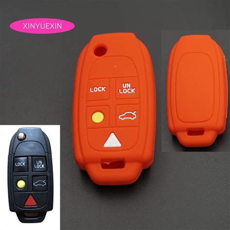 Xinyuexin Siliconen Autosleutel Cover Fob Case Voo Grandado