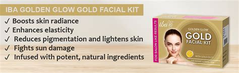 Iba Golden Glow Gold Facial Kit 6 Steps Single Use