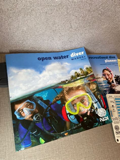 PADI Open Water Diver Manual Hobbies Toys Books Magazines