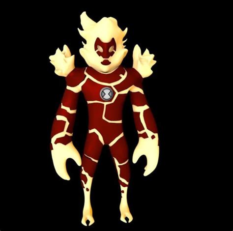 Ben 10 Heatblast 3d Model Embrace The Firepower Etsy