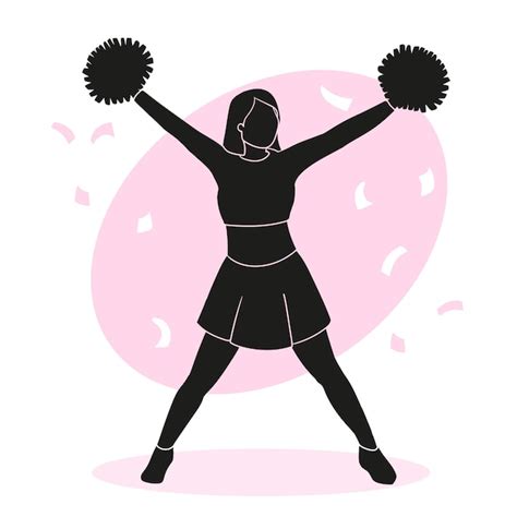 Cheerleading Silhouette