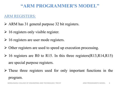 Arm Programmer S Model PPT