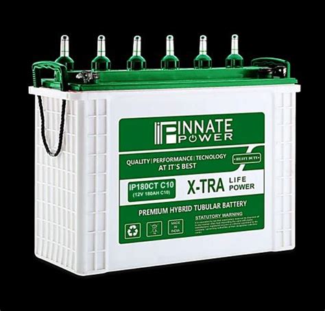 Innate Power 1800 12v 180ah C20 Tubular Battery For Solar Applications At ₹ 7700 Transport