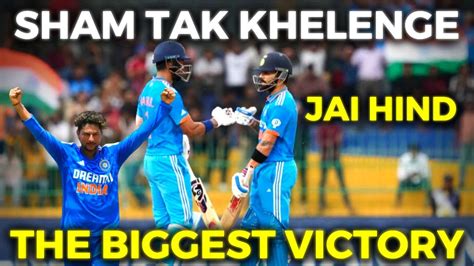 The Biggest Victory For Team India Vs Pakistan Virat Rahul Jod