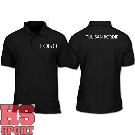 Jual Custom Polo Bordir Baju Kerah Perusahaan Custom Kaos Polo