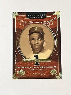 Upper Deck Sweet Spot Classic Mint Jackie Robinson