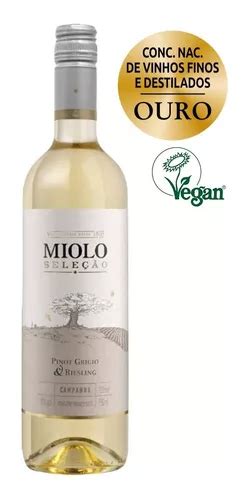 Vinho Miolo Seleção Branco Seco Pinot Grigio Riesling 750ml