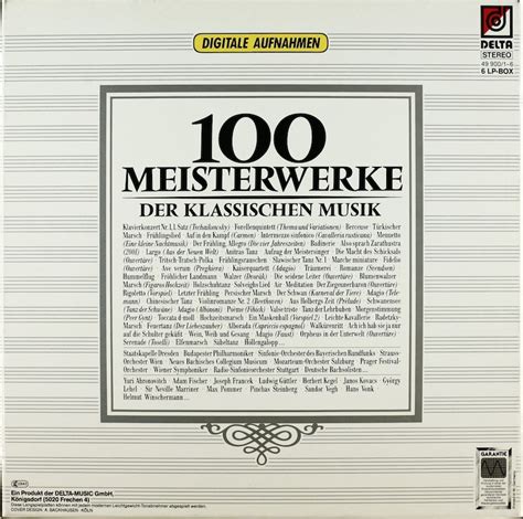 100 Meisterwerke Der Klassischen Musik Bertelsmann Vinyl Collection