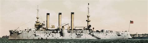 Uss Brooklyn Acr3 American Armoured Cruiser 1895