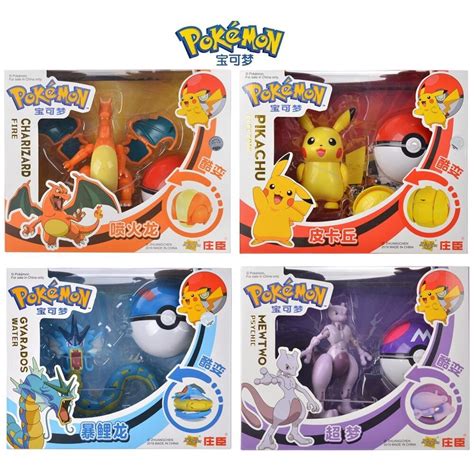 Jual Styles Pokemon Figures Toys Variant Ball Model Pikachu Lucario