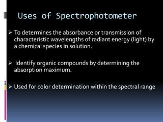 Spectrophotometer | PPT