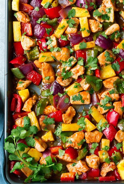 Sheet Pan Hawaiian Chicken Cooking Classy