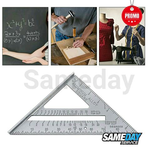 Jual Penggaris Segitiga Siku Sudut Carpenter Woodworking Speed Square 7