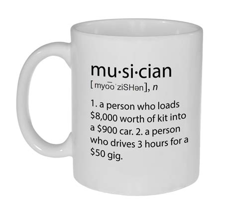 Musician Definition Coffee or Tea Mug – Neurons Not Included™