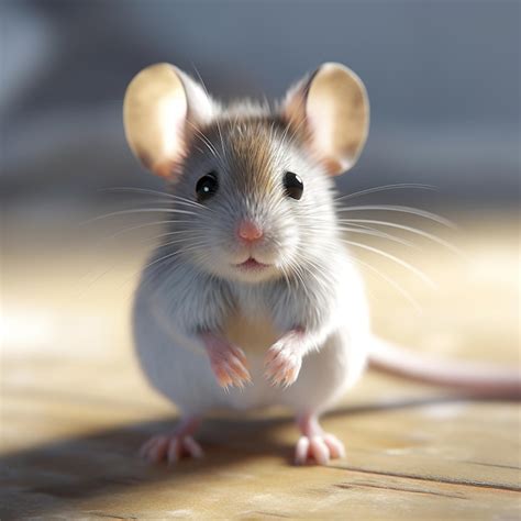 Cute Little Mouse Premium Ai Generated Image