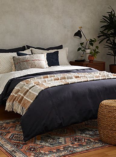 Brushed Cotton Duvet Cover Set Simons Maison Duvet Covers Bedroom