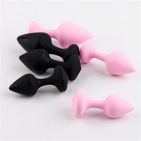 Silicone Anal Plug Soft Butt Plug Adult Erotic Anus Dilator Masturbator