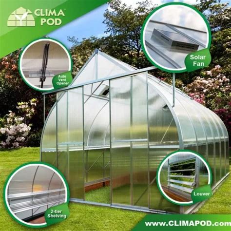 Hobby Climapod Greenhouses Polycarbonate Greenhouses Kits