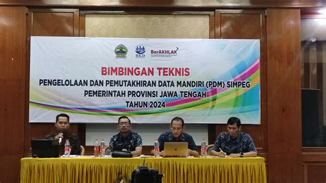 Badan Kepegawaian Daerah Provinsi Jawa Tengah Menyelenggarakan Kegiatan