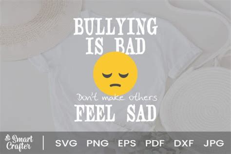 Bullying Is Bad Svg Design Anti Bully Graphic By Smart Crafter