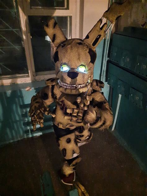 Fnaf Springtrap Costume FNAF Cosplay Five Nights At | Etsy