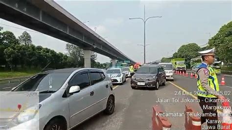 Contraflow Tol Jakarta Cikampek Dari Km Hingga Km Arah Cikampek