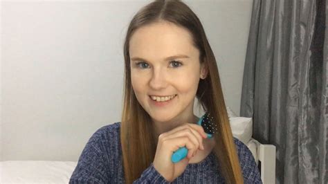 Asmr Brushing My Hair Soft Spoken Catch Up Ramble Youtube