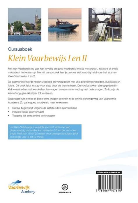 Vaarbewijs Academy Cursusboek Klein Vaarbewijs I En II Online