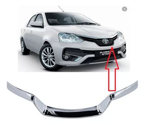 Moldura Rejilla Inferior Toyota Etios 2017 2018 2019 Cromada