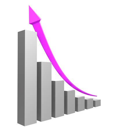 business chart with arrow 20954469 PNG