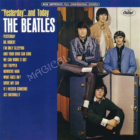 Beatles Rare Blue Yesterday And Today Butcher Cover Artwork Cover Only