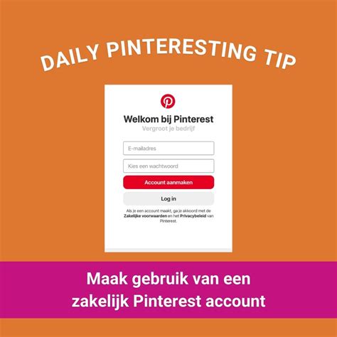 Zakelijk Pinterest Account Gebruiken