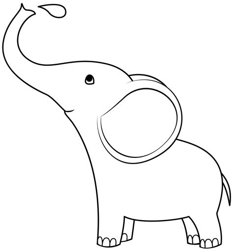 Elephant Stencil Printable