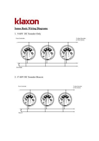 Klaxon Sonos Wiring Diagram Wiring Diagram