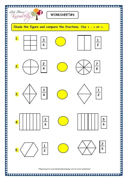 Grade 3 Fraction Worksheets Fun And Engaging Fraction Practice