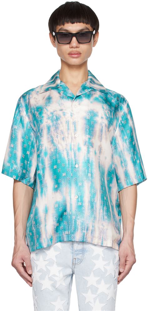 Amiri Blue Paisley Shirt Amiri