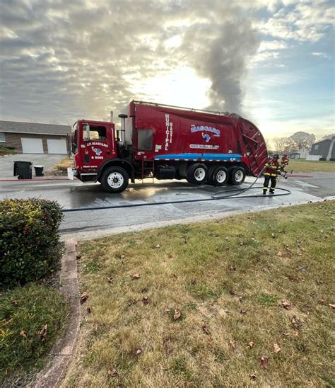 Garbage Truck Fire Shuts Down Northampton Roadway Police Doylestown