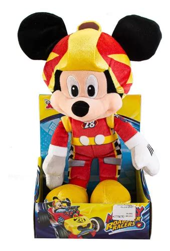 Brinquedo de pelúcia Mickey de 35 cm em traje Carrera MercadoLivre