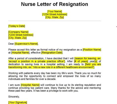 14 Best Resignation Letter Templates And Formats Word Excel Fomats