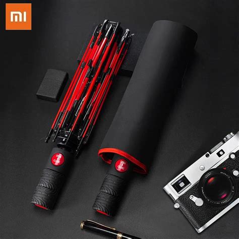 Novo xiaomi guarda chuva de negócios automático completo guarda chuva