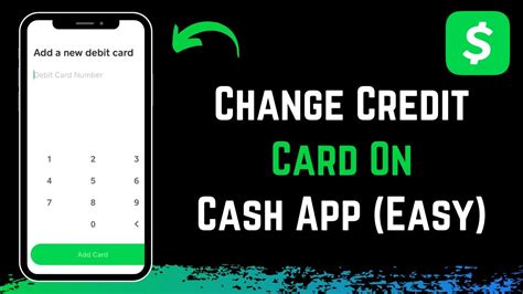 How To Change Credit Card In Cash App Youtube