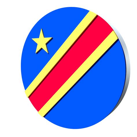 Rep Blica Democr Tica Del Congo Bandera D Icono Png Transparente