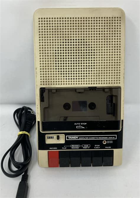 Tandy Radio Shack Ccr 81 Cassette Player Tape Recorder 26 1208a Tested And Works Ebay