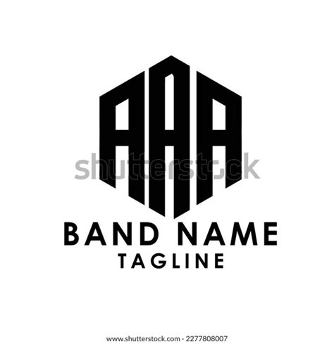 Aaa Typography Logo Design Alphabet Stock Vector (Royalty Free) 2277808007 | Shutterstock