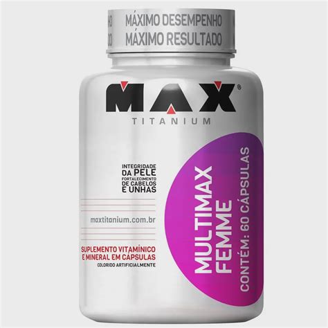 Multimax Femme 60 Capsulas Max Titanium Submarino