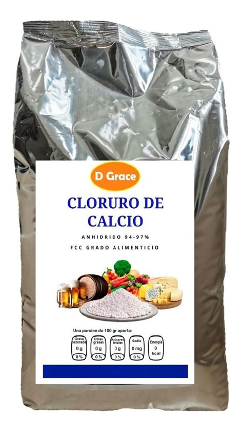 Cloruro De Calcio Grado Alimenticio Kg Env O Gratis