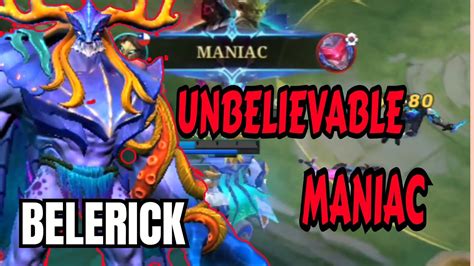 Unbelievable Belerick Shows Off Maniac Play Belerick Gameplay Top